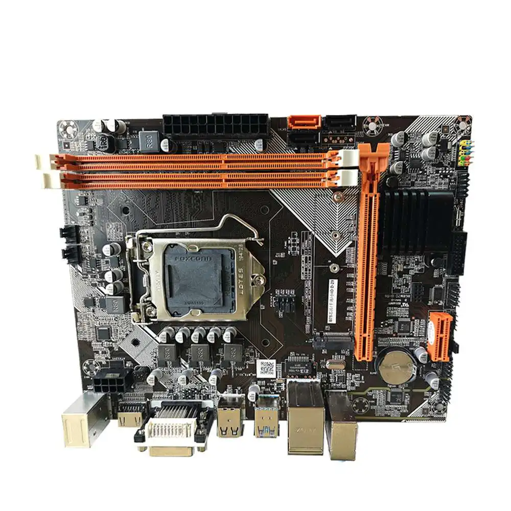 Factory Price B75 Motherboard Support Intel I7 I5 I3 LGA1155 Series  Processor 16GB Dual DDR3 LGA 1155 Main Board