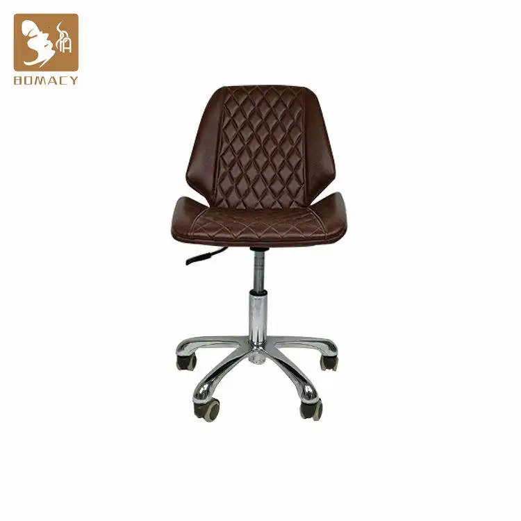 Salon Barber Chairs Beauty Hydraulic Dryer Spa Luxury Nail Pedicure Transparent Acrylic Furniture Hairdressing Rolling Stool