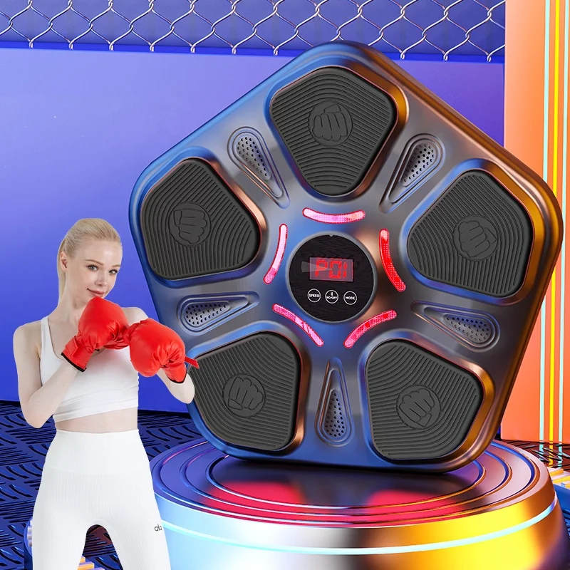 TUDEEN Music Boxing Smart Bluetooth Boxing Machine Wall Mounted Boxing Training Punching Equipment Home Workout