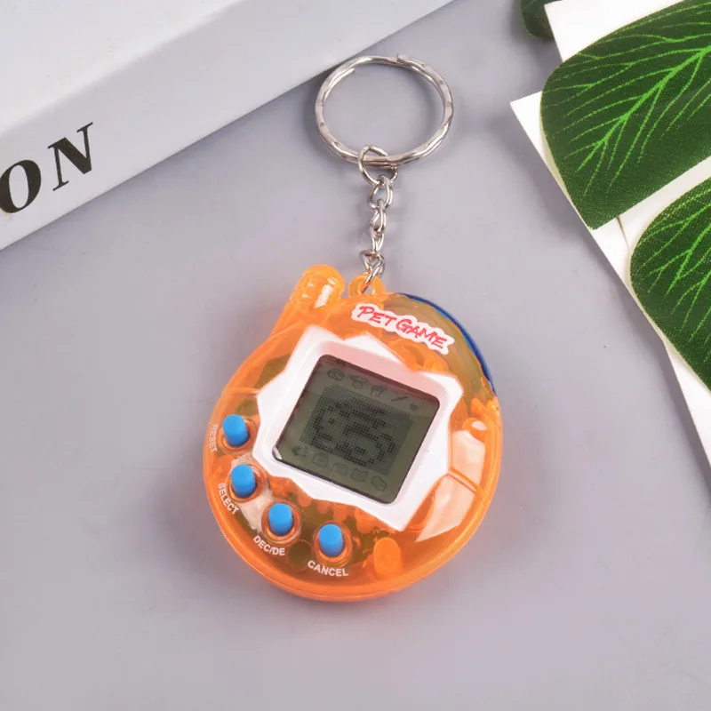 Factory Popular Retro Handheld Electronic Virtual Pets Game Keychain with Keychain Tamagochi Pet Toy Nostalgic Machine