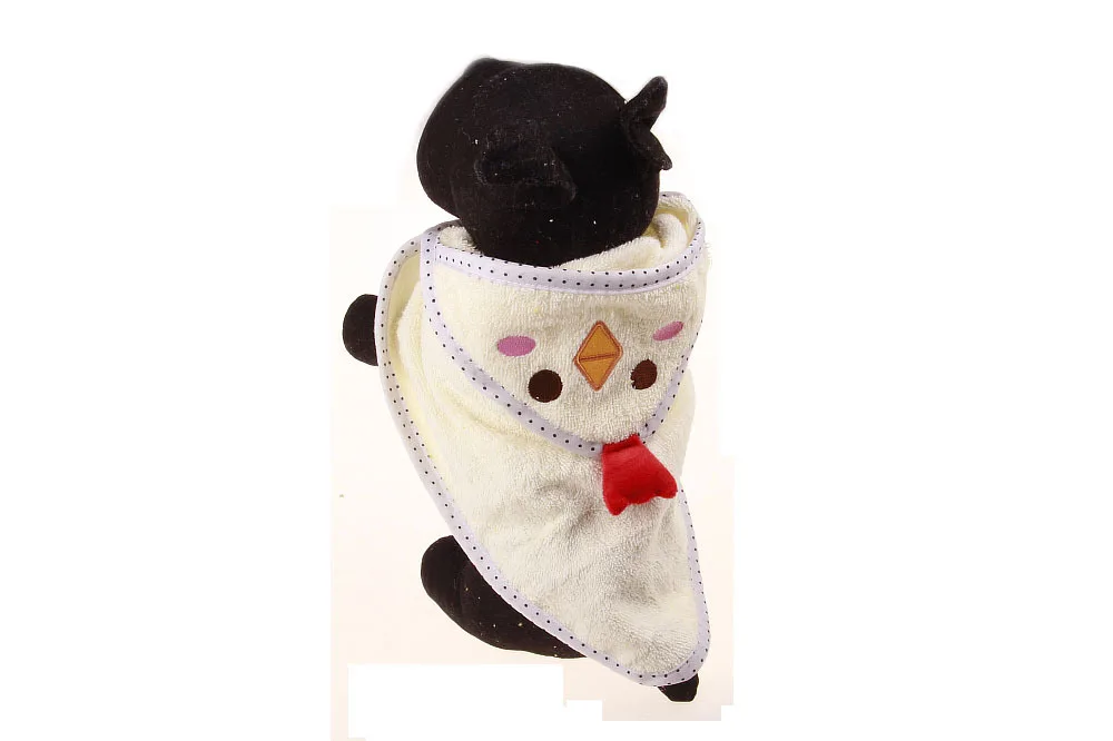 Cute shape animal dog bathrobe quickly absorb moisture soft high quality bath robe hoodie dog grooming accessories