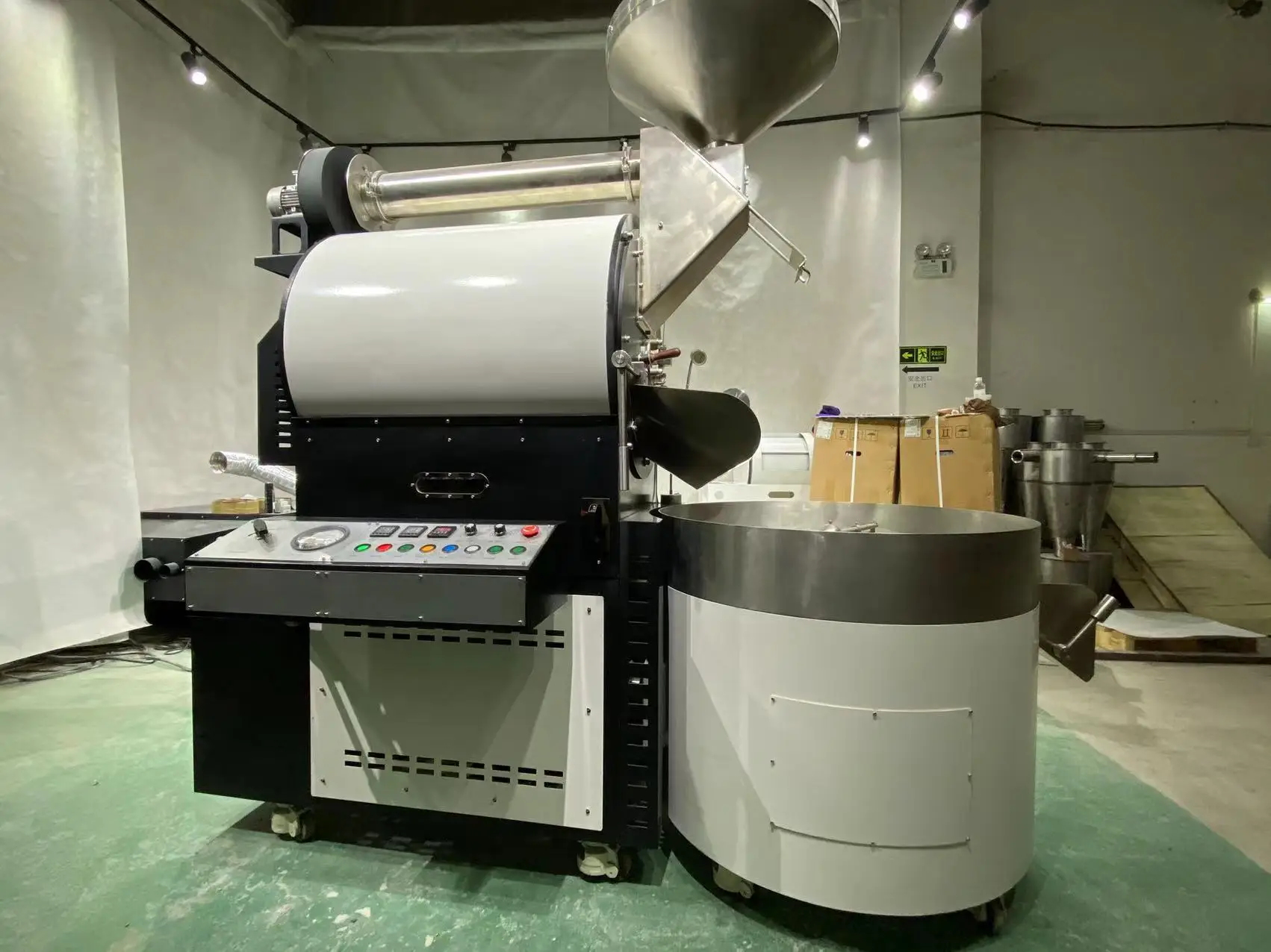 コーヒー豆ロースター工場直販商業産業用大容量60kgガス自動| Alibaba.com