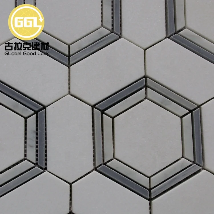 High Quality Hexagon Marble Mosaic For Floor and Wall Tiles