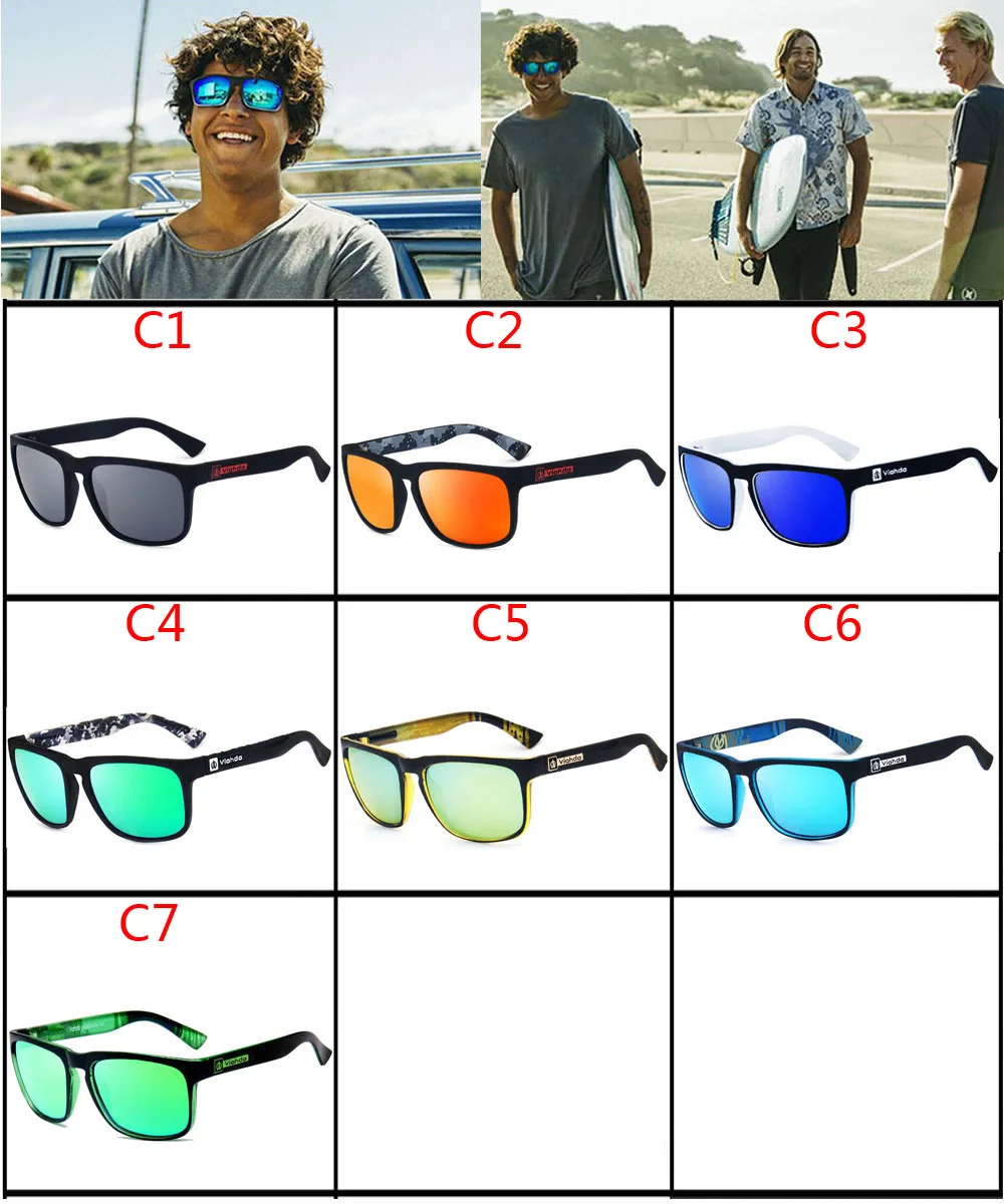 VIAHDA Nuovi Occhiali Da Sole Polarizzati Uomini Sport Occhiali Da Sole Per Le Donne Viaggio Gafas De Sol