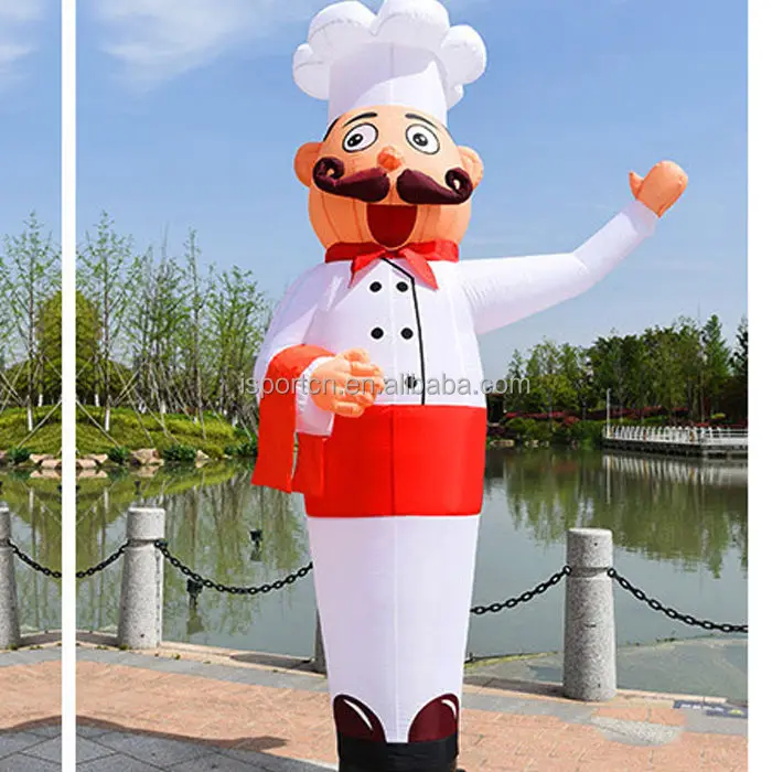 Cartoon Chef Outdoor Decoration Inflatable Air Dancer - Buy Inflatable ...