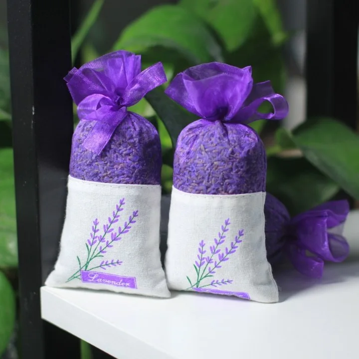 product wholesale custom car air freshener scented sachets eco aroma beads diffuser linen bags fabric fragrance sachet for home-10