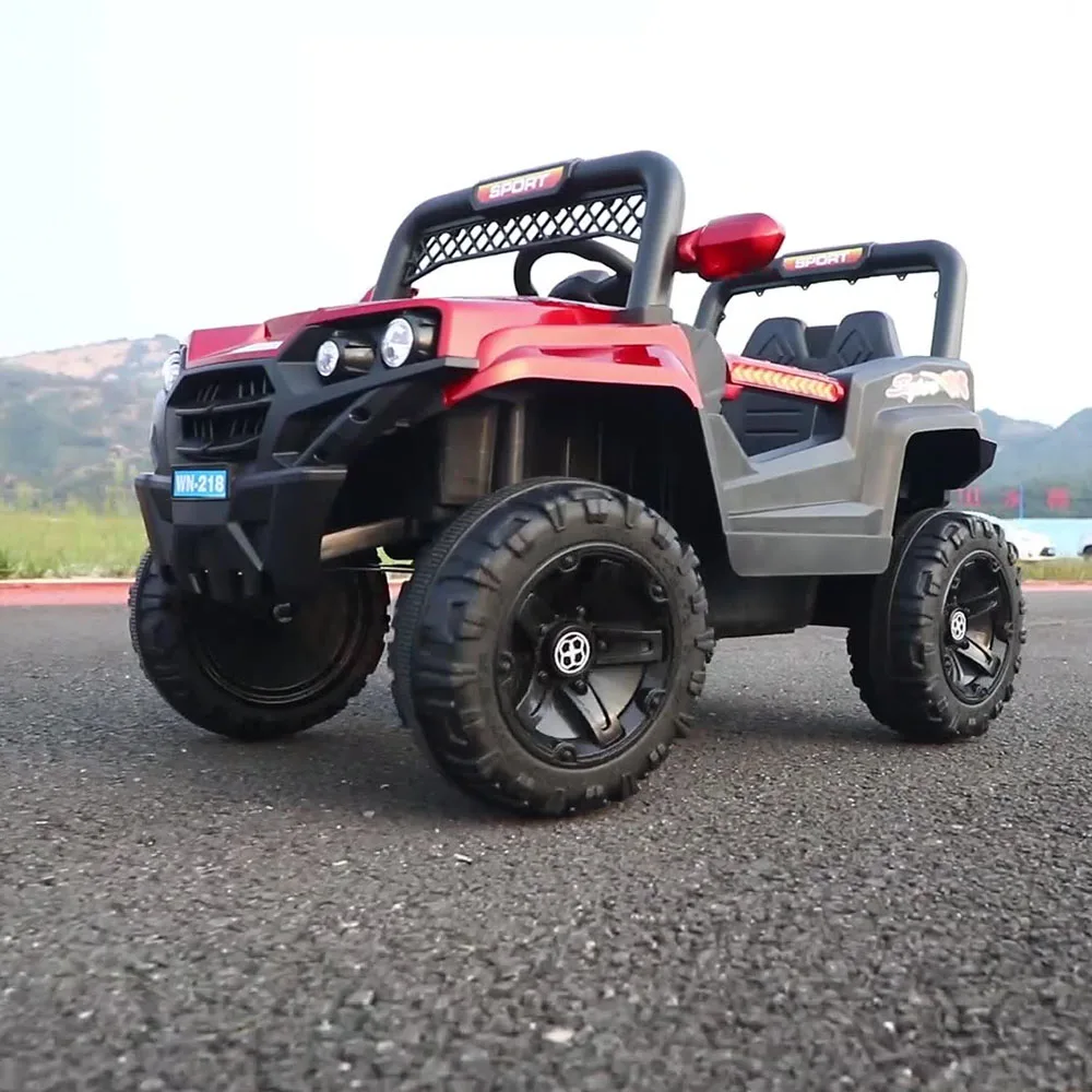 Oversized Children Electric Four Wheel Ride on Rocking Rechargeable Battery-Powered Remote Control Road Toy Car for 2 4 Years