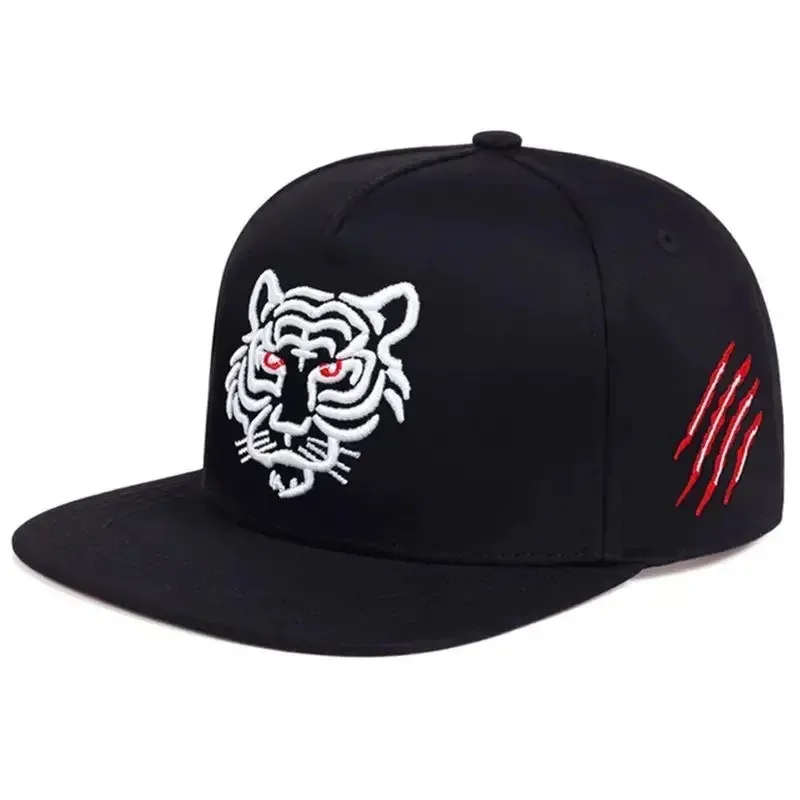 Original Custom Embroidered Tiger Logo Structured Baseball Cap Gorra Casquette Snapback