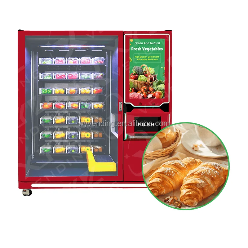 Bill Coin Operated Self Service Fully Automatic Cold Toast Sandwich Vending Machine