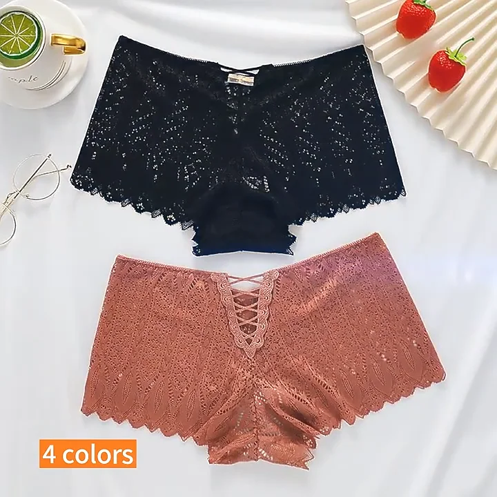 Women's Sexy Lace Highrise Panties Boyshort Female Underwear Buy