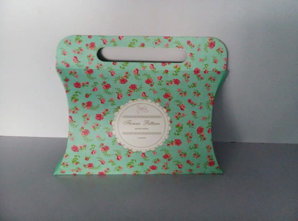 Gold Color Paper Pillow Box