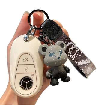 TPU Shell Car Remote Key case Protective Fob Cover for Mercedes Benz Maybach E300L A200L C260l Gla200 Gle350
