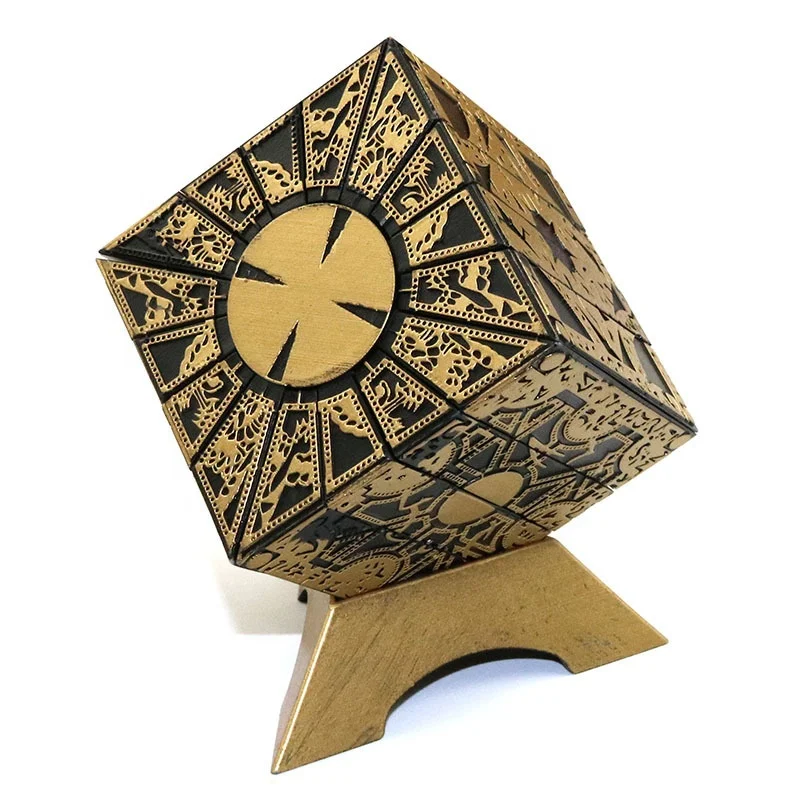 Hellraiser Cube Horror Figurine Toy & Puzzle Box - 7x7cm