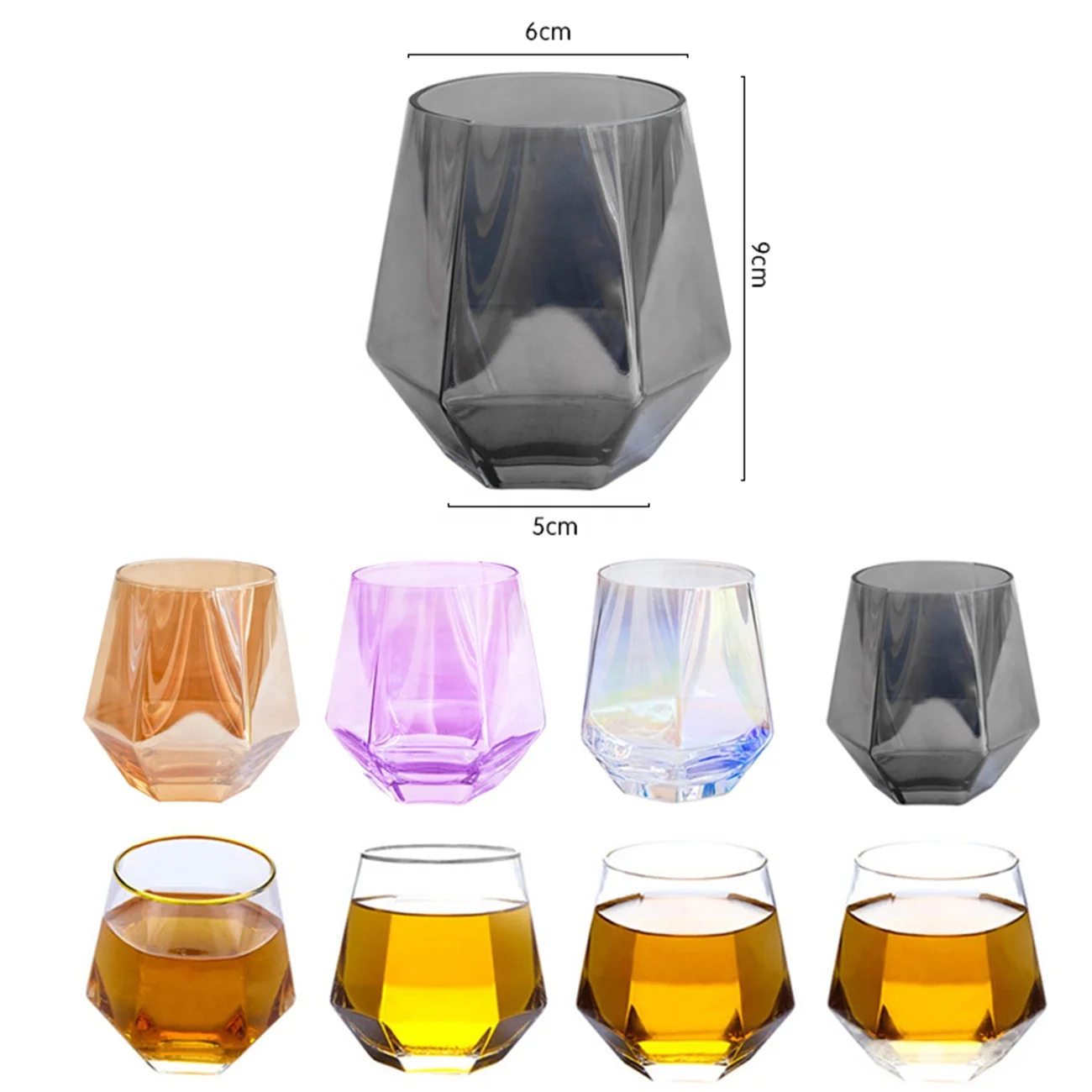 Stemmed Cristal Wine Glass Unbreakable Reusable Tritan Wine Glasses 4