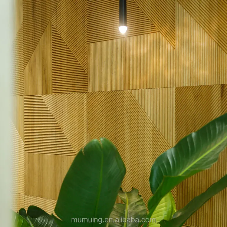 MUMU 3D Groove Design Wooden Clad Wall Panels - Modern Luxury Wall ...