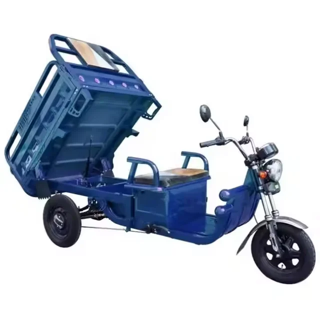 Electric 3-Wheel Passenger Tricycle Cargo Motorcycle Grain & Ice Cream Truck Electric Cargo Drumper Truck Core Engine Component