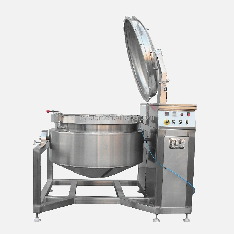 Large Industrial Automatic Pressure Cooker 500 Liters Stainless Steel ...