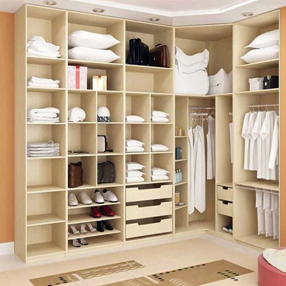 lacquer walk in closet organizer design