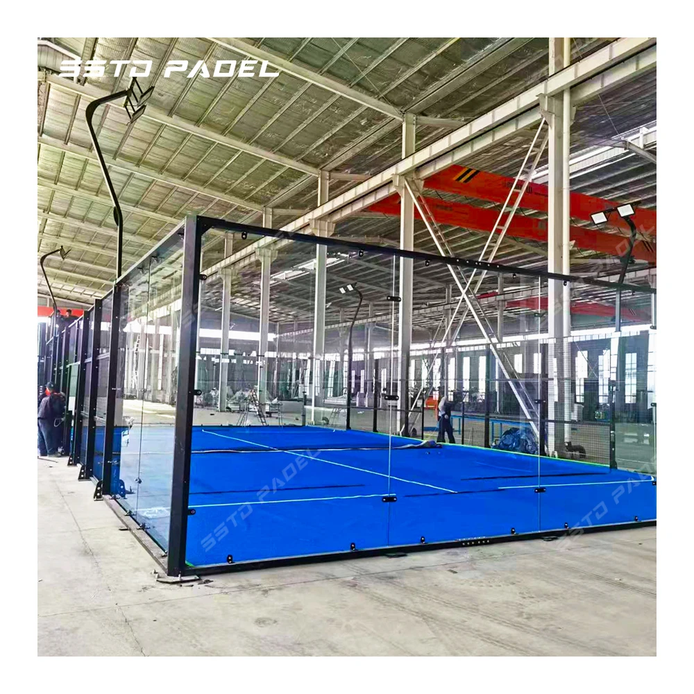 SSTD Outdoor China Panoramic Paddle Tennis Court Professional Manufacturer Classic Padel Court Advanced Tech for Padel Club 001-2