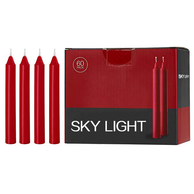 Мегические свечи-4-дюймовая красочная миниатюрная религиозная церковная свеча Chanukah Spell для