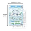Rxhc1152-polar animal world educational coloring poster