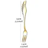 Tenedor de oro