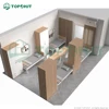 Ensemble FF&amp;E pour dortoir à 4 lits en configuration plate avec table commune centrale