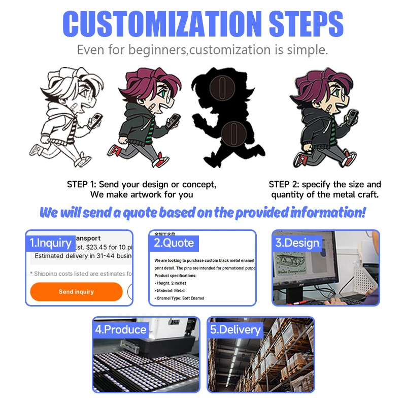 Manufacture Assorted Lapel Pin Badge Custom Hard Enamel Cartoon Cute Pin DIY Cute Soft Anime Lapel Brooches Jewelry Hat Pin