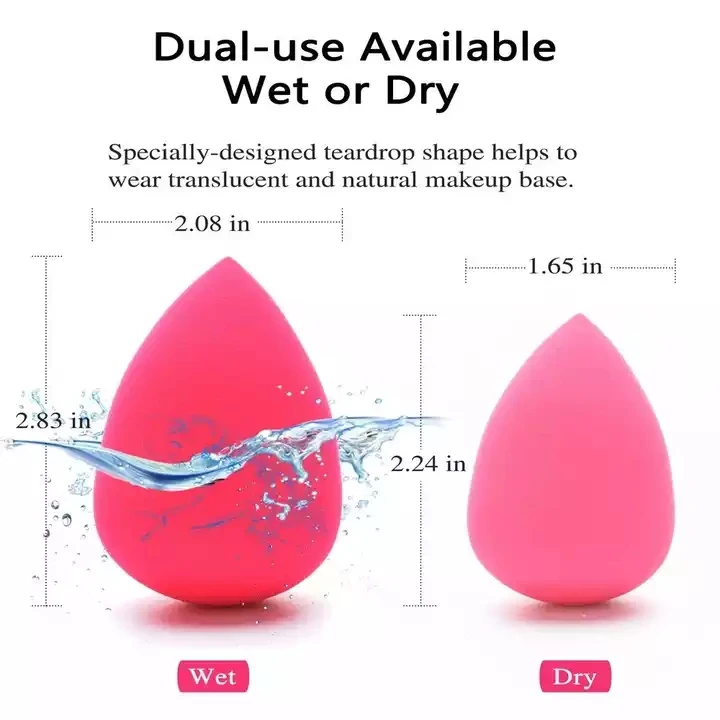 product professional factory cartoon makeup sponge popular makeup brush set with sponge-3