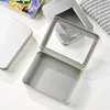 Silver 115x85x22mm with hinged window lid(200pcs/carton)