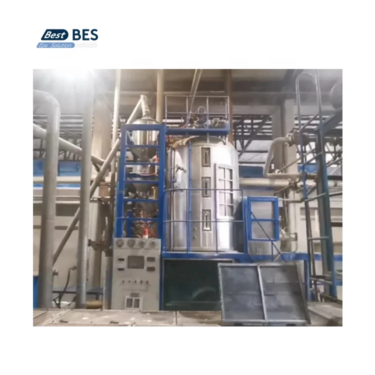 High Density EPS Foam Styrofoam Expanded Polystyrene Raw Material Beads Expanding Foaming Machine  for Helmet Cornice  Making