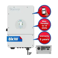 SUN-8K-SG04LP03-EU 8kw hybrid inverter wechselrichter 3 phase deye hybrid solar inverter 8kw In Stock