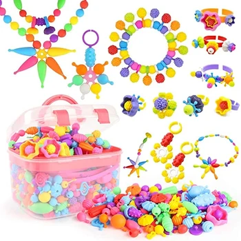 Snap Pop Beads kit for Kids educational toy