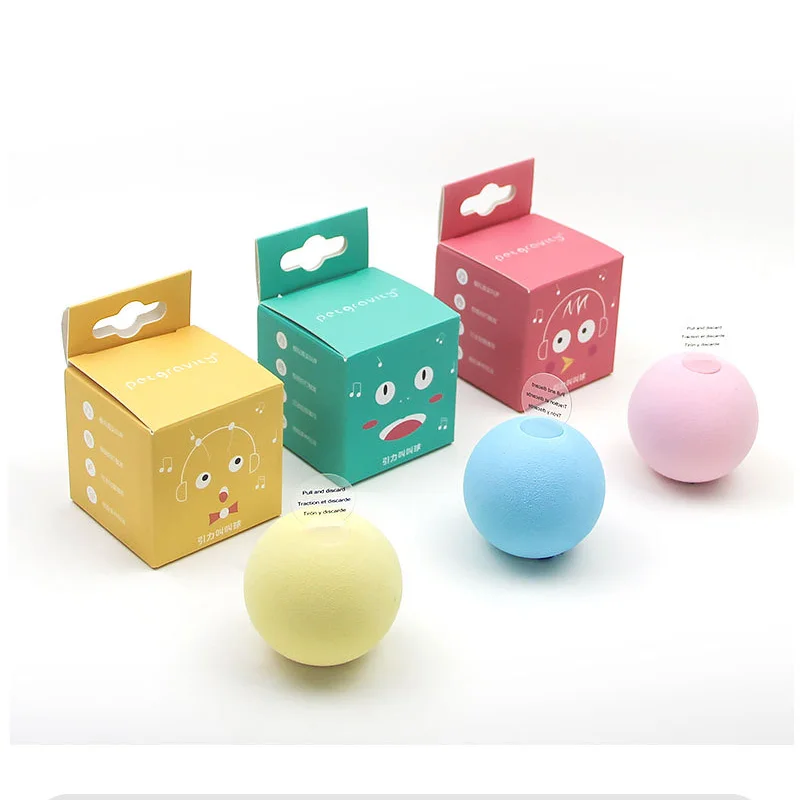 Animal Funny Automatic Sound Recycled Balls Squeaky Interactive Ball Smart Dog Toys