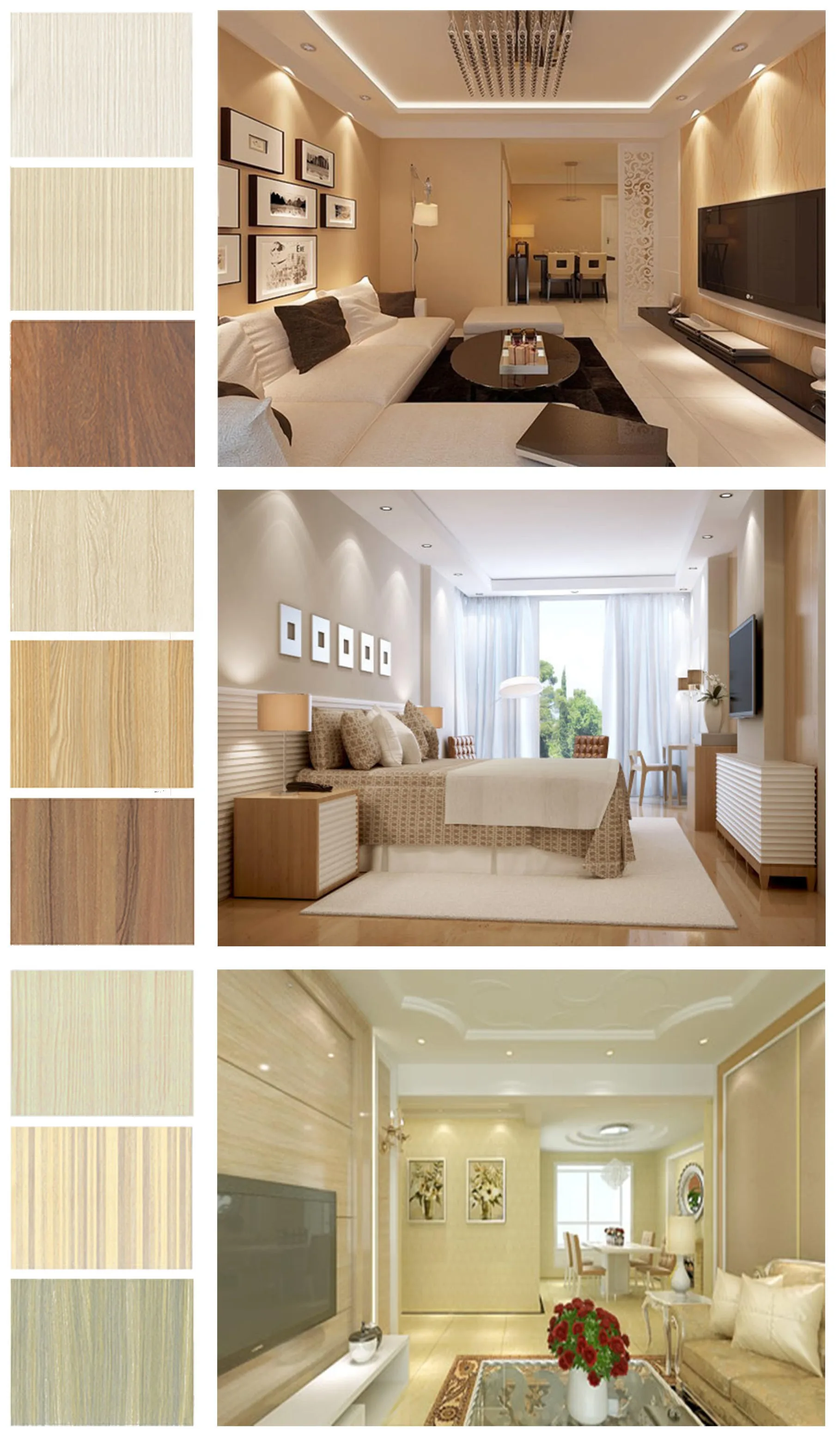 PVC Wall Panel Plastic Ceiling Panel Interior Decoration for House ...