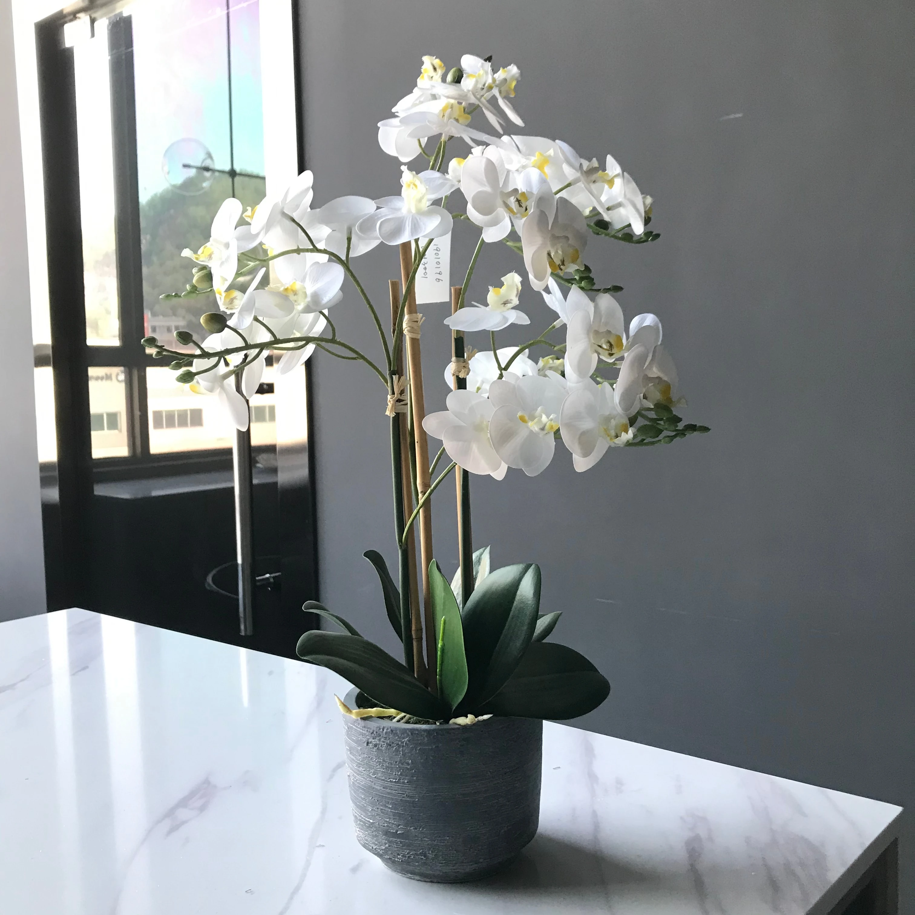 New Style Orchid Real Touch Forever Flowers Plant Pot Decorative Artificial Flowers Buy