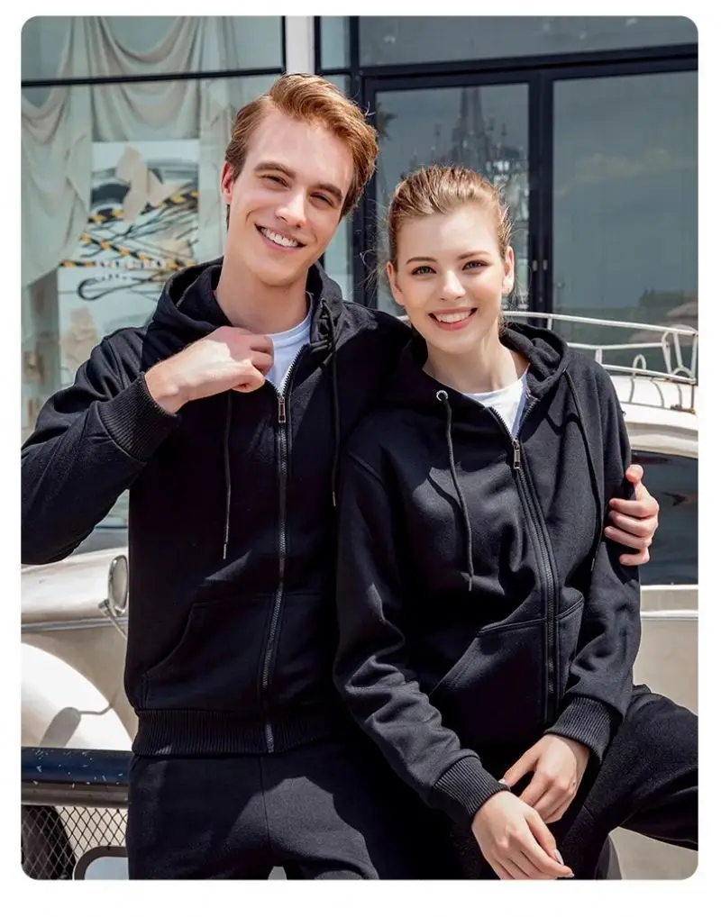 Oem Customized Heavyweight Custom Hoodies Zip up Custom Drop