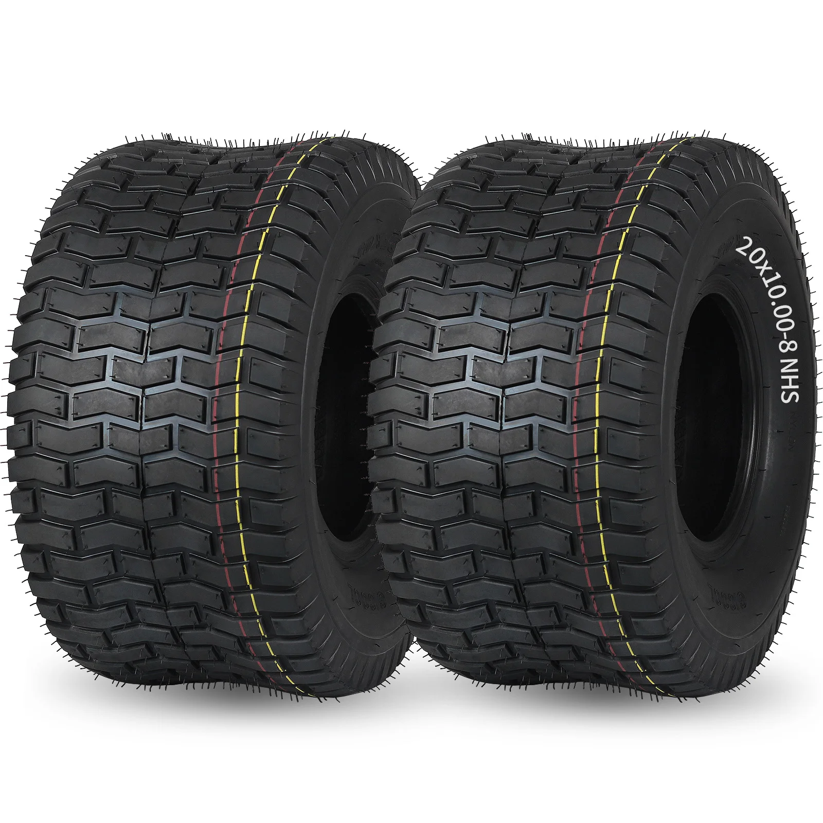 Forerunner Wave 20x10.00-8 4-Ply Lawn & Garden Tire – 20x10-8, Black Sidewall
