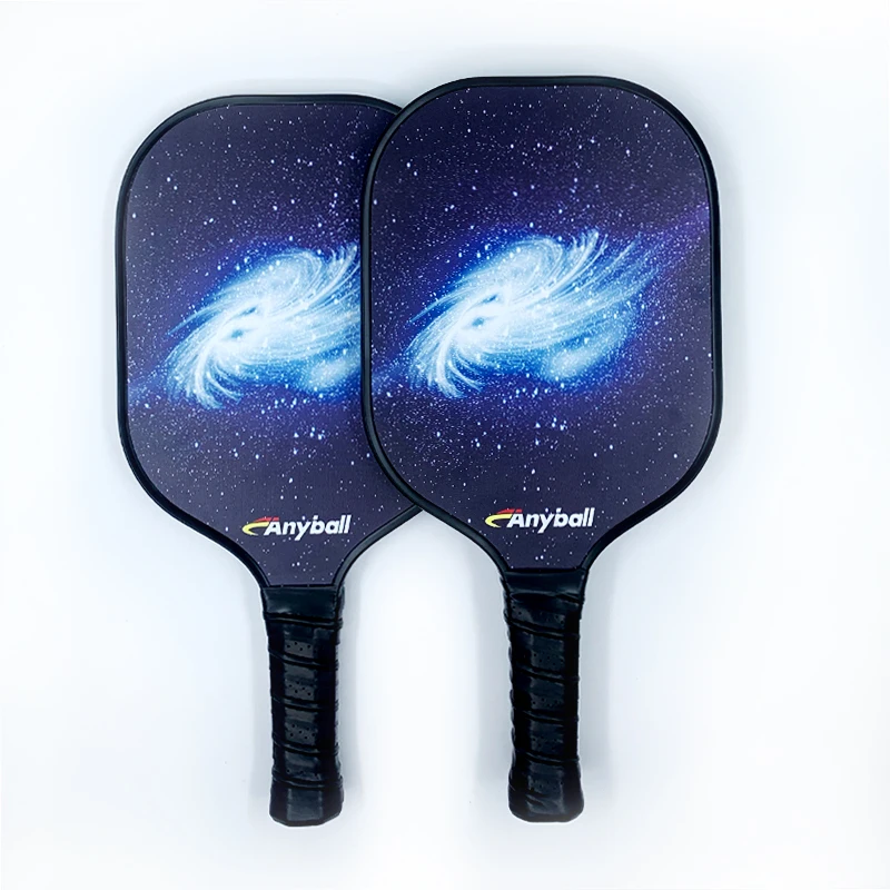 High Quality Carbon pickle paddle  with balls outdoor and indoor  pickleball paddle sets full Carbon Fiber Graphite