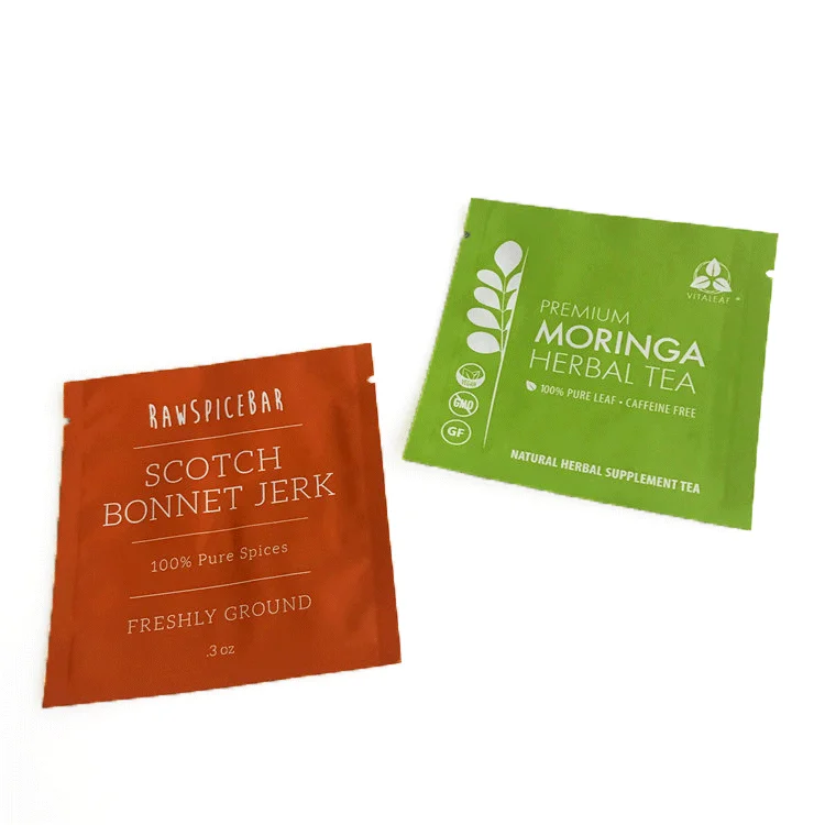 Drawstring Packing Sachet Biodegradable Custom Paper Filter Packaging