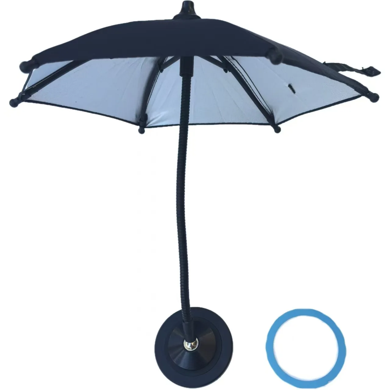 Magnetic Phone Umbrella Outdoor Phone Sun Shade Shield with Flexible Rotatable Phone Ring for iPhone for Magsafe Anti-Glare