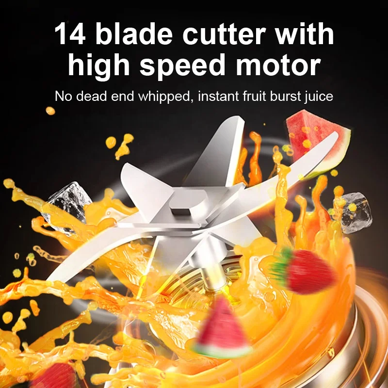 New Electric Juicer Home Small Fruit Juicing Cup Mini Portable Usb Charging Juice Machine Auxiliary Food Cooking Machine 4