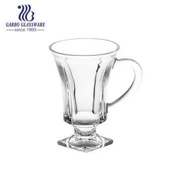 Tasse à thé en verre transparent Garbo 8 oz tasses en verre avec