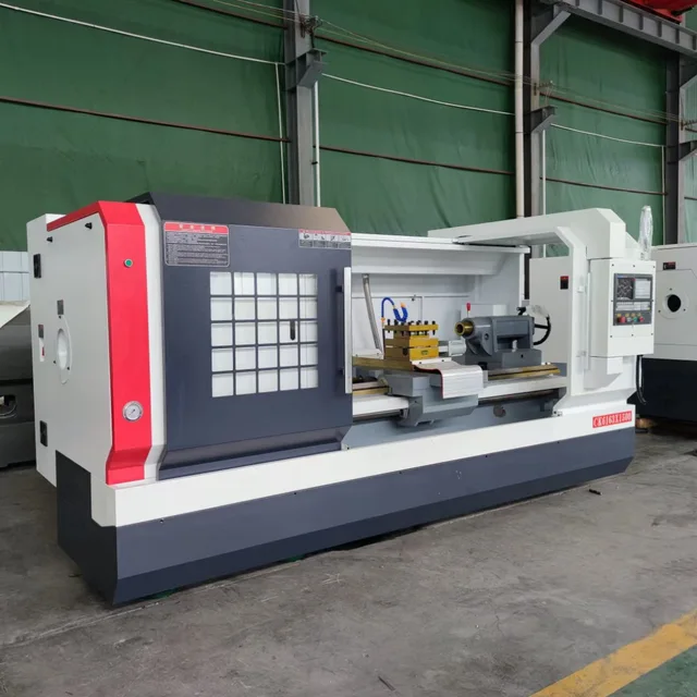 Horizontal lathe cnc torno CK6180D x 1500 with high quality cnc longitudinal turning machine