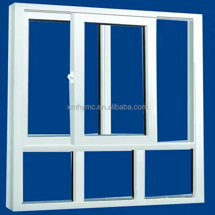 Modern PVC Sliding Windows UPVC Protection Anti-theft Mosquito Net ...