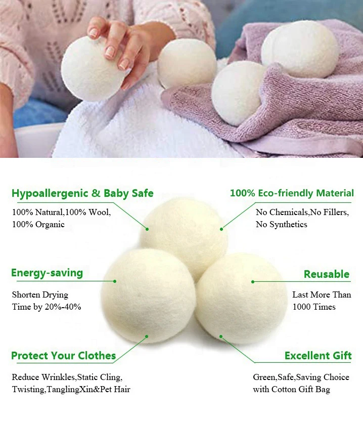 Wool Dryer Balls For Laundry 2023 New Trending In Usa Private Label Xl ...