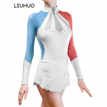LIUHUO Gymnastic Leotard Training Practise Bodysuit Rhythmic gymnastics costumes for women