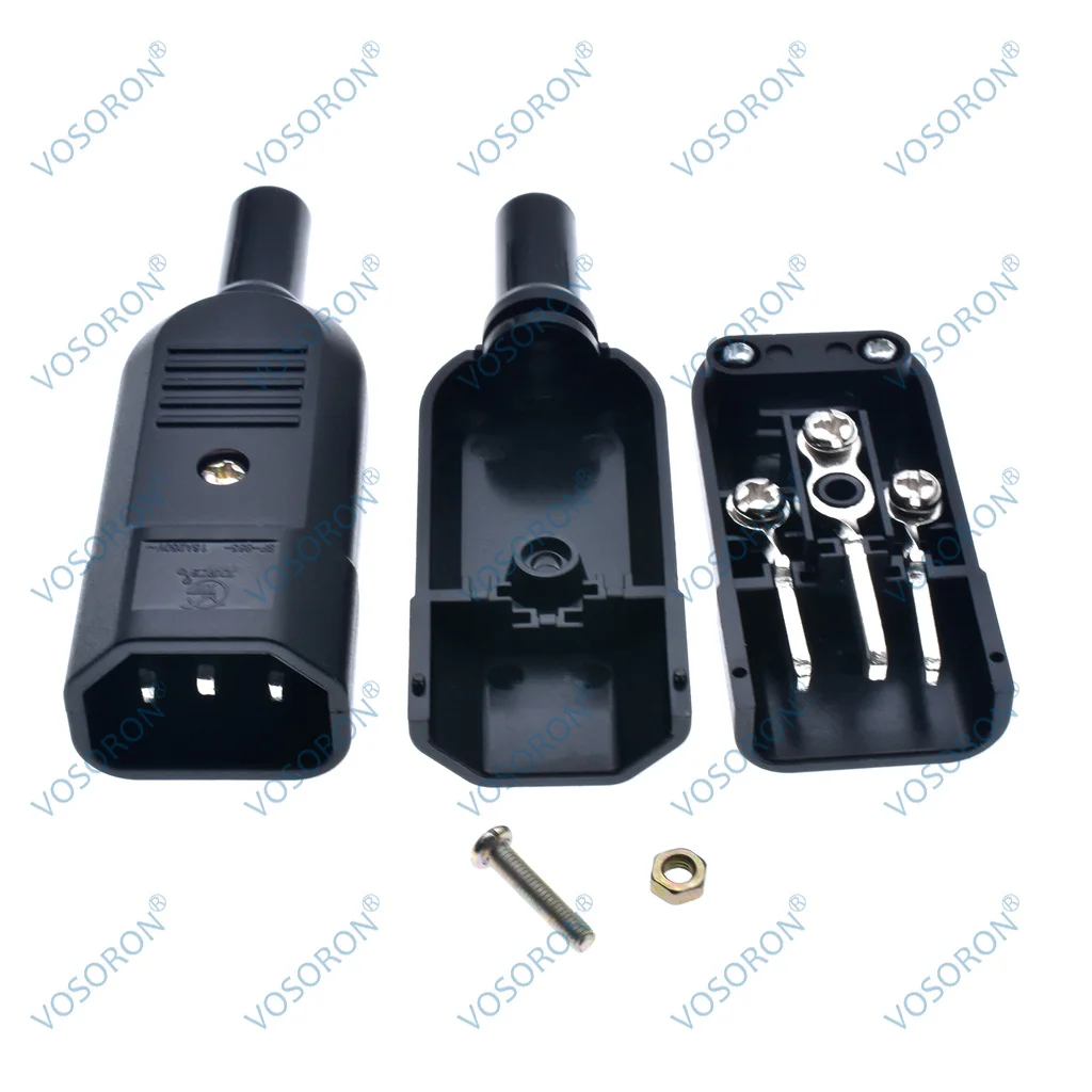 deleyCON 2 Cavo Alientazione IEC - Spina Tipo F 90° su Presa C13 deleyCON 2 Cavo Alientazione IEC - Spina Tipo F 90° su Presa C13