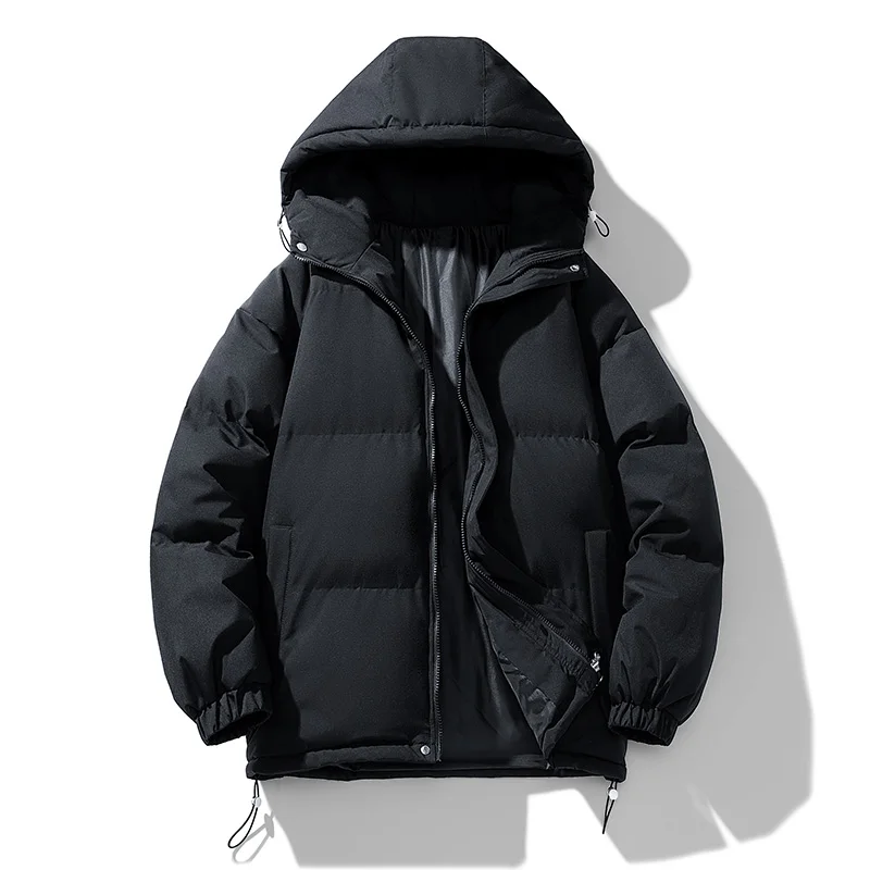 Unisex Winter Puffer with Custom Drop Shipping Poly Filled Warm Padded Down Coat Overcoat mens_voghion.com