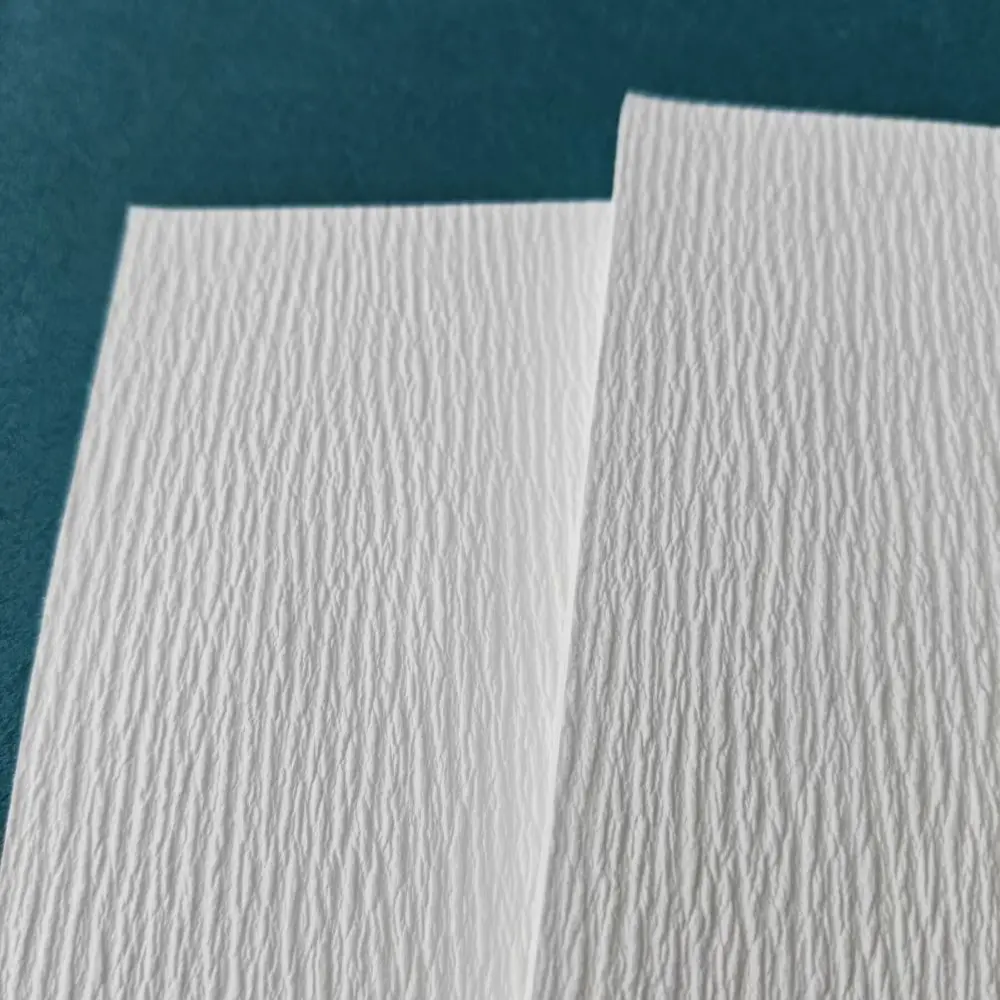 Vegetable Oil Filter Crape Paper Roll Wood Pulp Oil Winkle Filter Paper